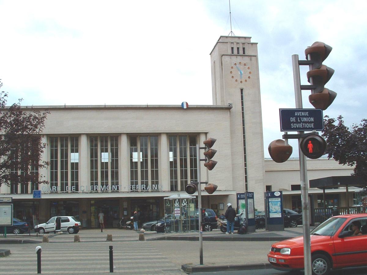 La gare SNCF de Clermont-Ferrand (63 / Puy de Dôme) 