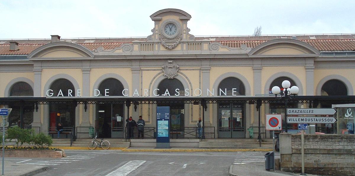 Gare de Carcassonne (Aude - Languedoc-Roussillon - France) 