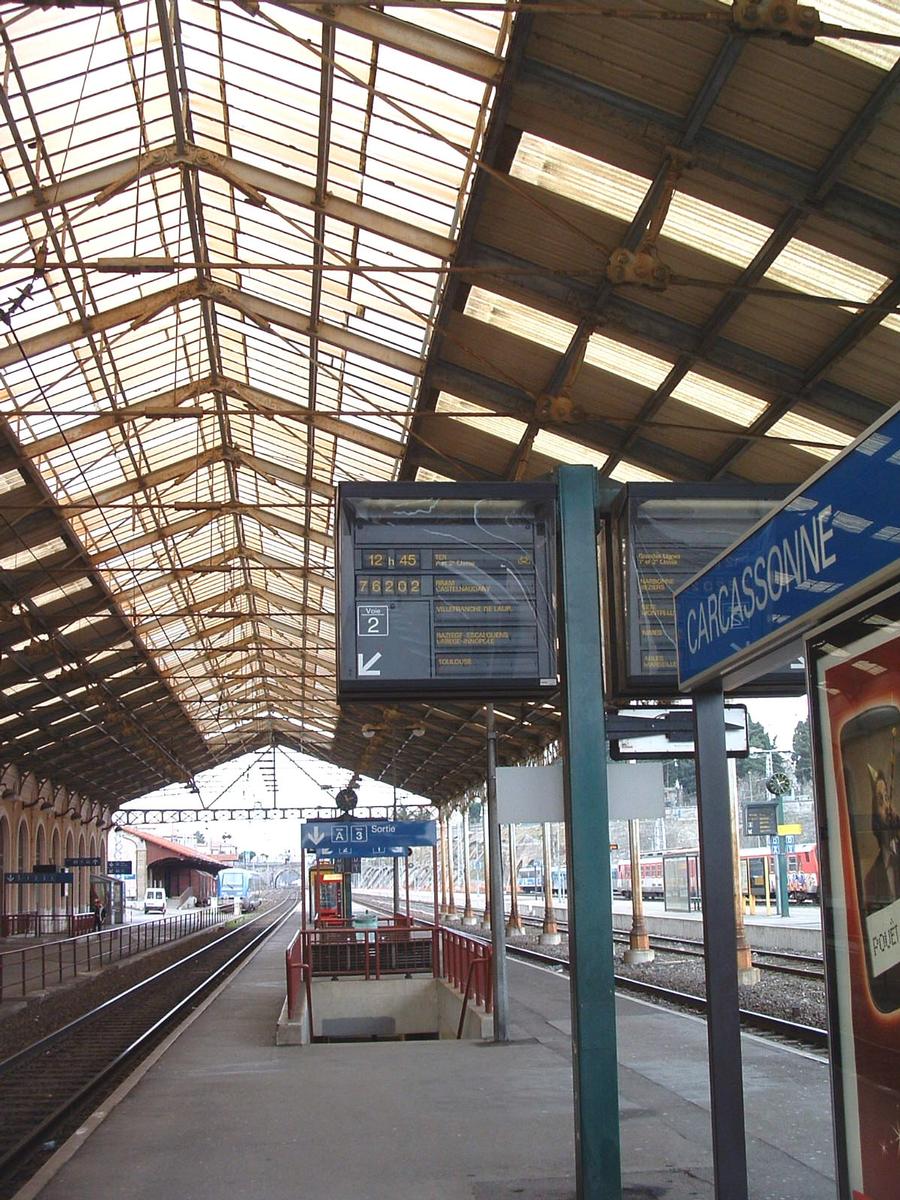 Gare de Carcassonne (Aude - Languedoc-Roussillon - France) 
