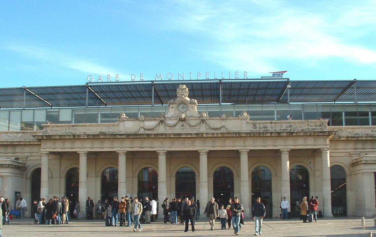 Gare de Montpellier (Hérault - 34 - Languedoc-Roussillon - France) 