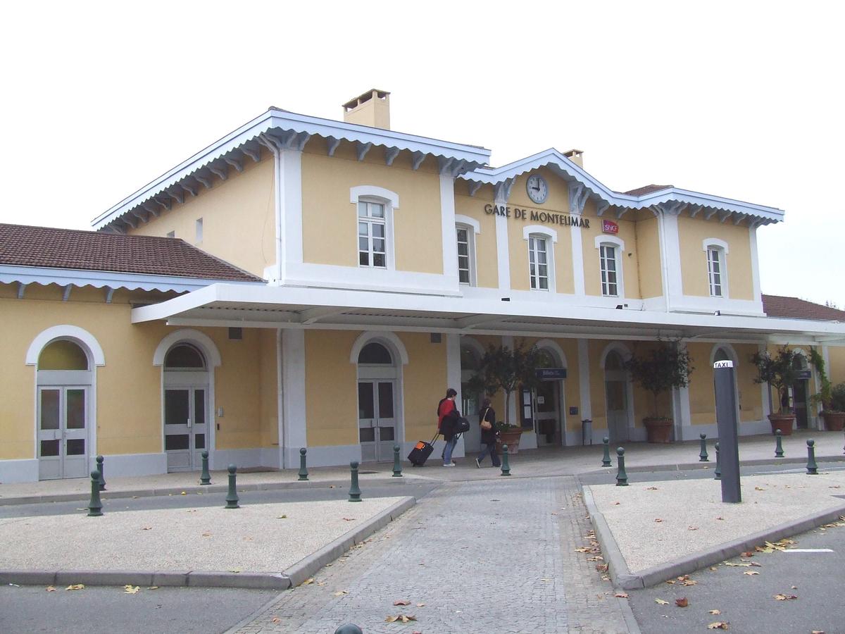 La gare SNCF de Montélimar 