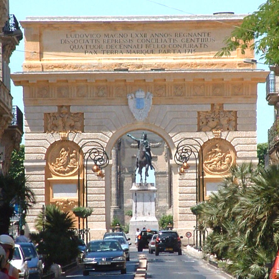 Montpellier: Arc de Triomphe 