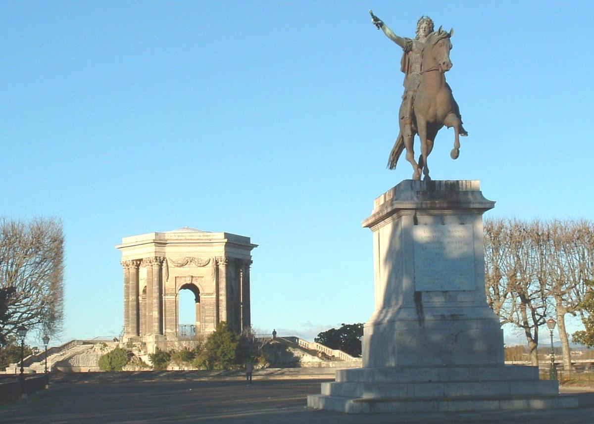 Montpellier: Place Royale du Peyrou 