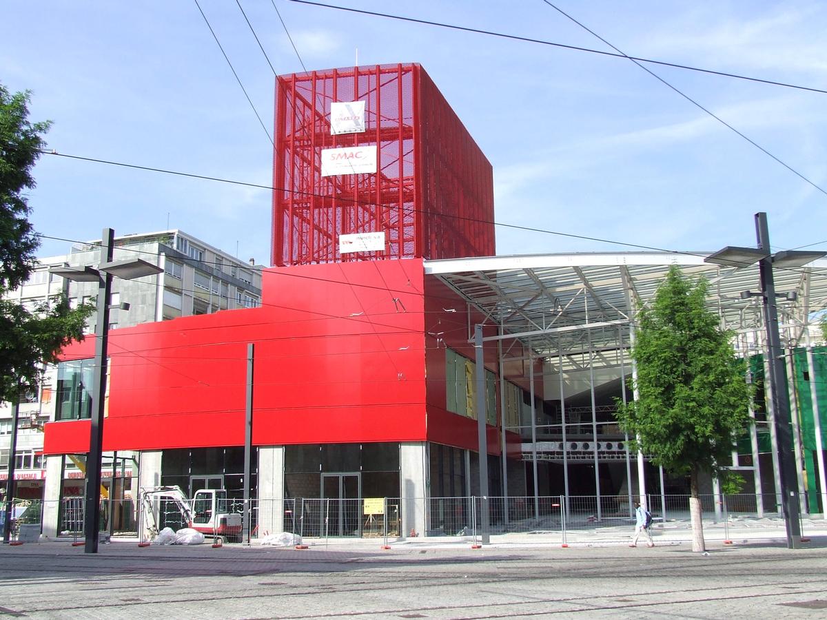 Fiche média no. 115056 Mulhouse: Construction du complexe commercial «La Porte Jeune» dans le centre-ville. (Situation des travaux au 05 juillet 2008. Fin des travaux prévue pour novembre 2008)