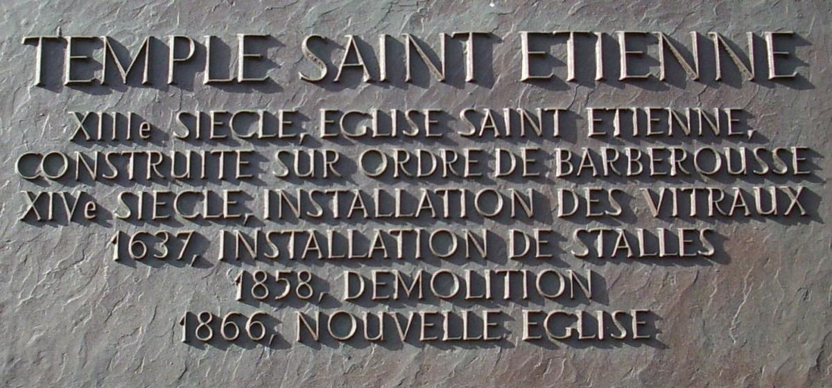 Evangelische Kirche Saint-Etienne 