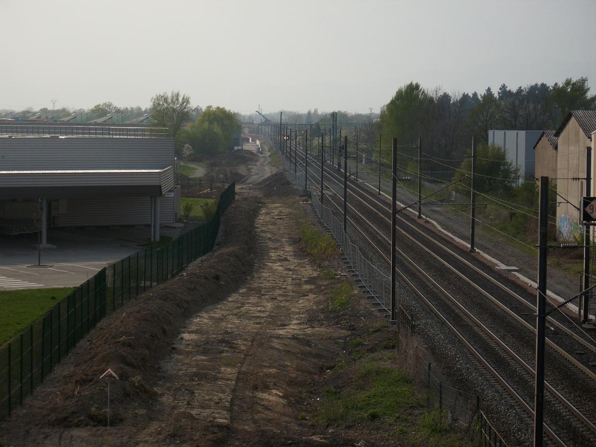 Travaux entre Mulhouse et Lutterbach 