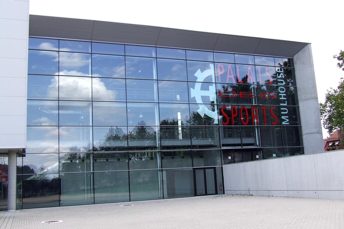 Mulhouse: «Palais des sports II», réaménagé et rénové sur les bases du «Palais des Sports I» construit au milieu des années soixante 