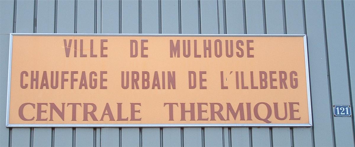 Mulhouse: Centrale thermique de l'Illberg pour le chauffage urbain du quartier de l'Illberg 