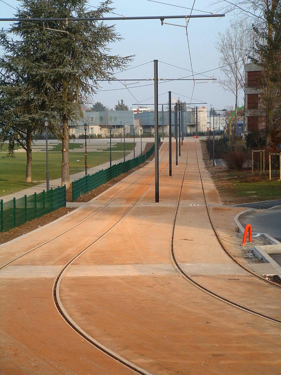 TramTrain at the Côteaux quarter of Mulhouse 