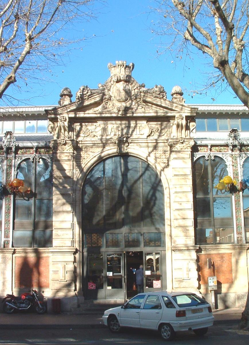 Le marché couvert de Narbonne 