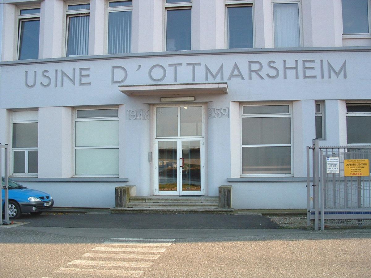 Usine électrique d'Ottmarsheim. Bureau 