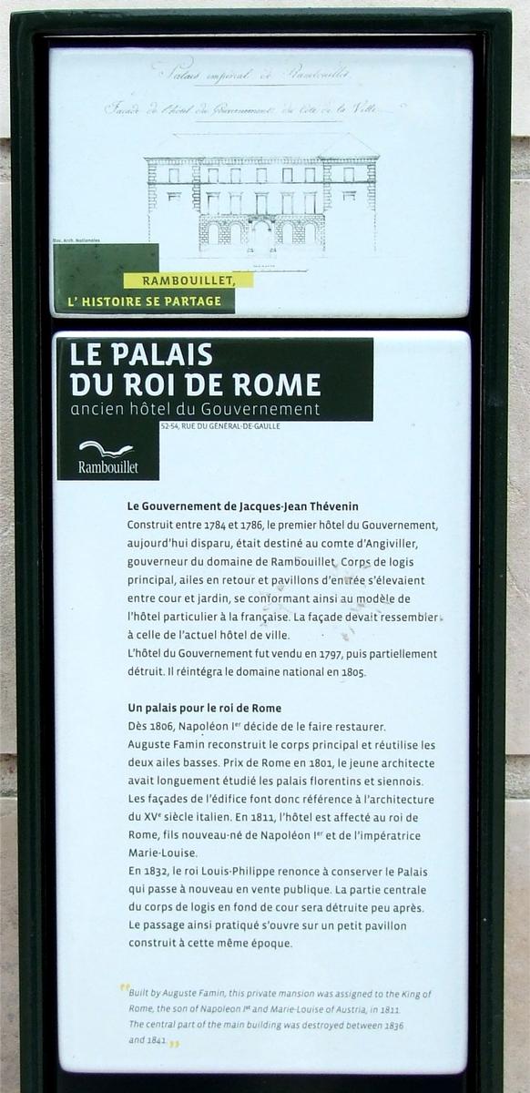 Palais du Roi de Rome 