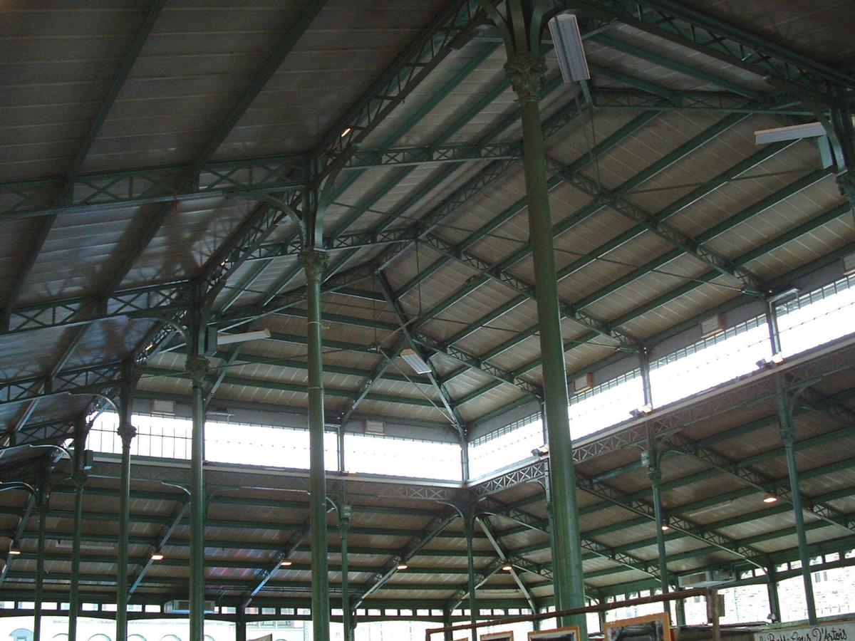 Les halles du marché couvert de Rennes 