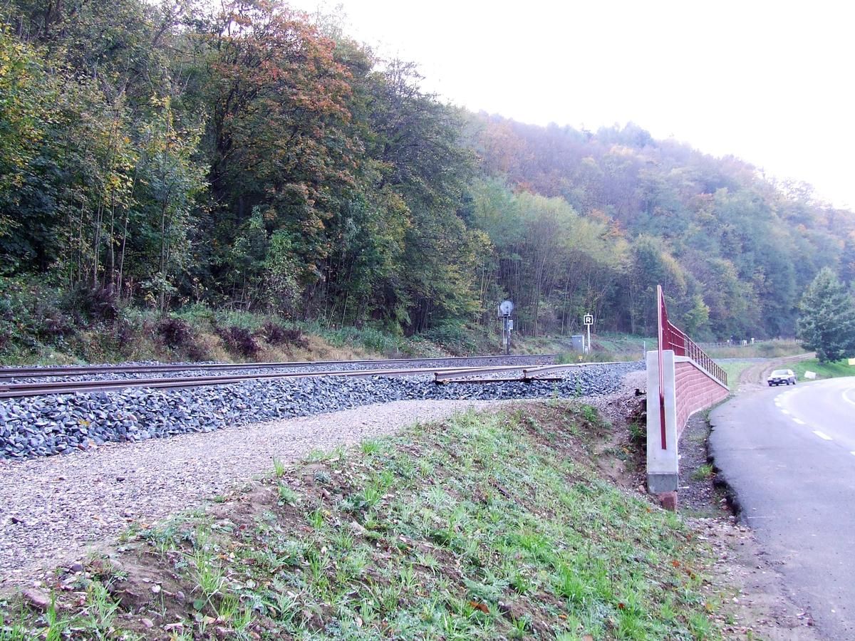 Thann: Construction du terminus du tram-train Mulhouse-Thann 