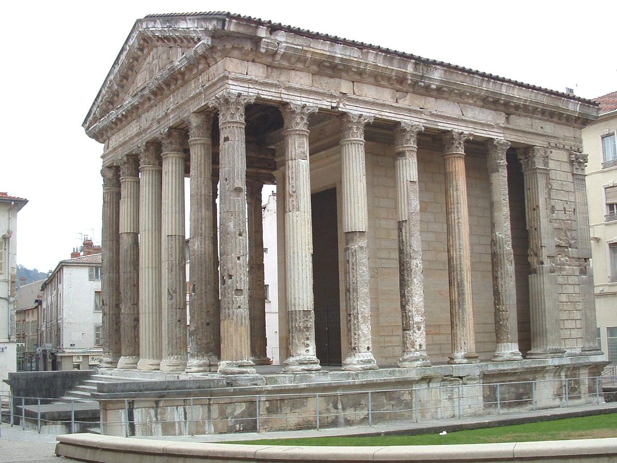 Tempel des Augustus und der Livia, Vienne 