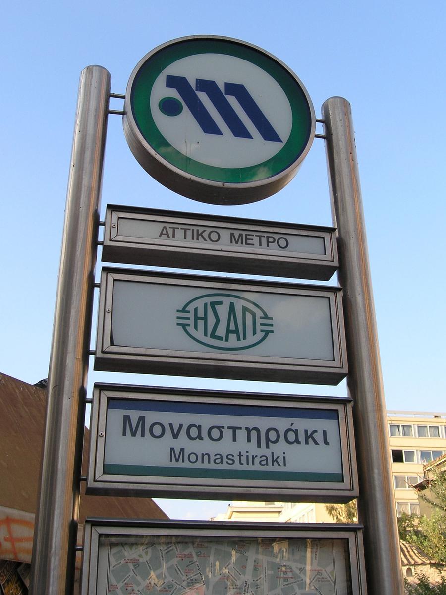 Metrobahnhof Monastiraki, Athen 