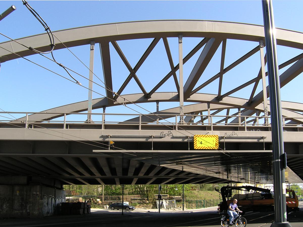 Eisenbahnbrücke über Berliner Straße, Pankow, Berlin 