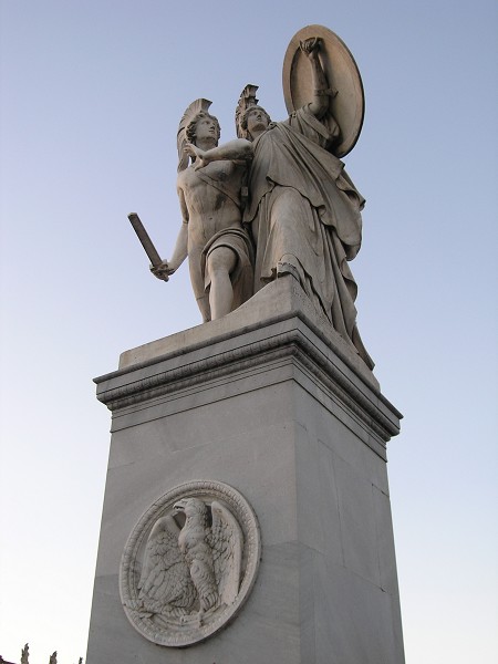 Sculptures on the Schlossbrücke in Berlin 