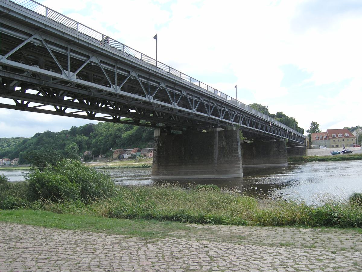 Eisenbahnbrücke, Meissen 
