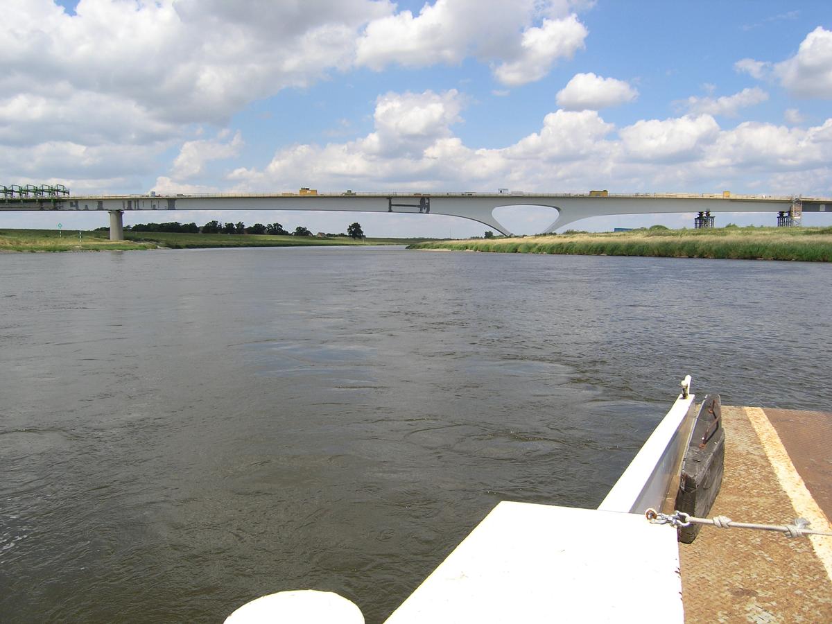 Pont sur l'Elbe à Mühlberg 