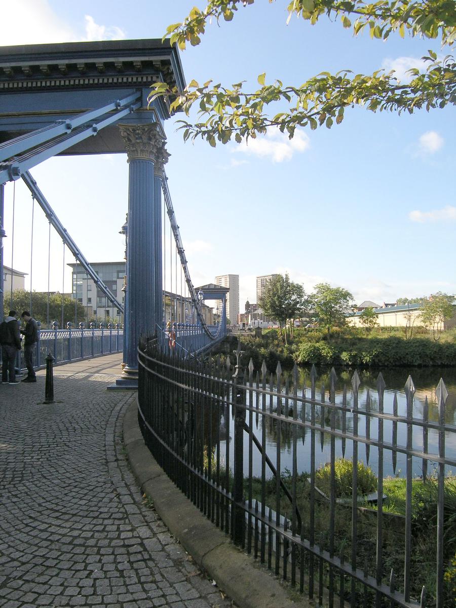 Saint Andrew's Suspension Bridge, Glasgow 