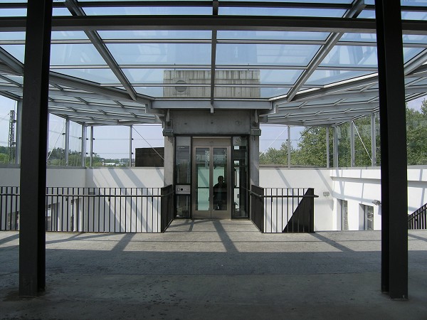 Fußgängerbrücke am Bahnhof, Göppingen 