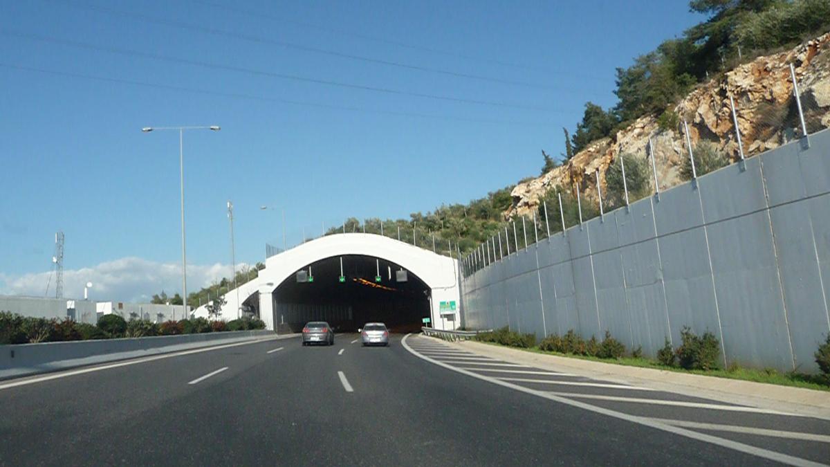 Tunnel Holargos, Ymittos Ring, Athen 
