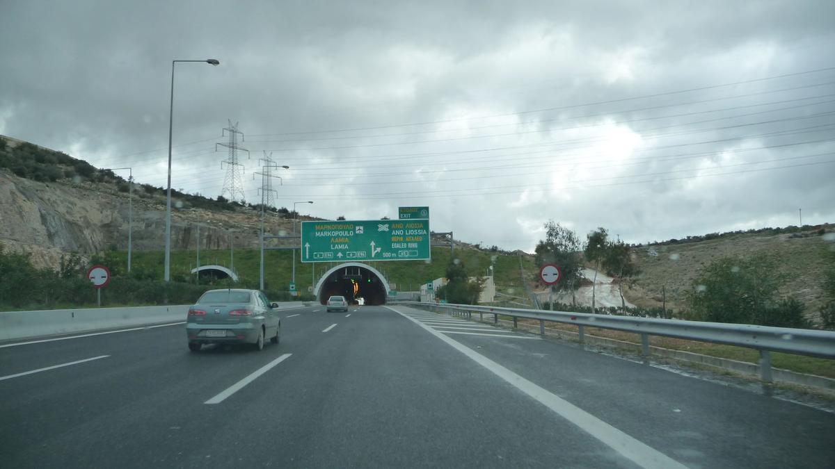 Attiki Odos, Mavri Ora Tunnel 