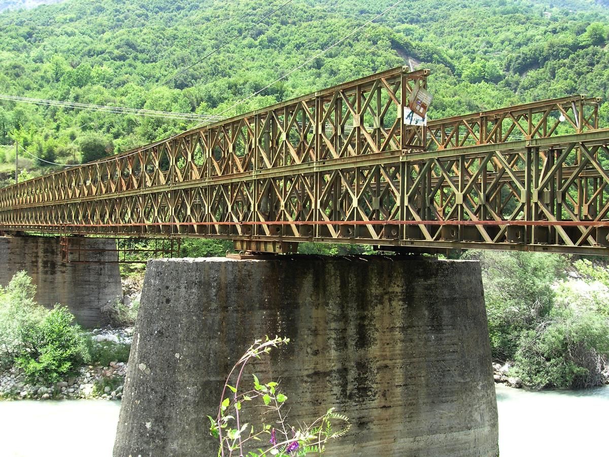 Brücke über den Arachthos, Plaka, Ioannina, Epirus, Griechenland 