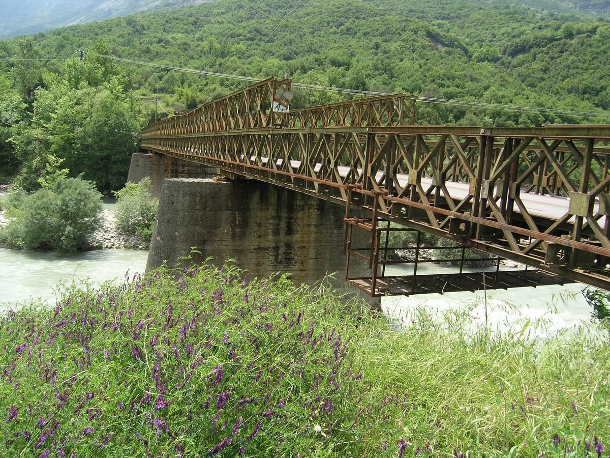 Brücke über den Arachthos, Plaka, Ioannina, Epirus, Griechenland 