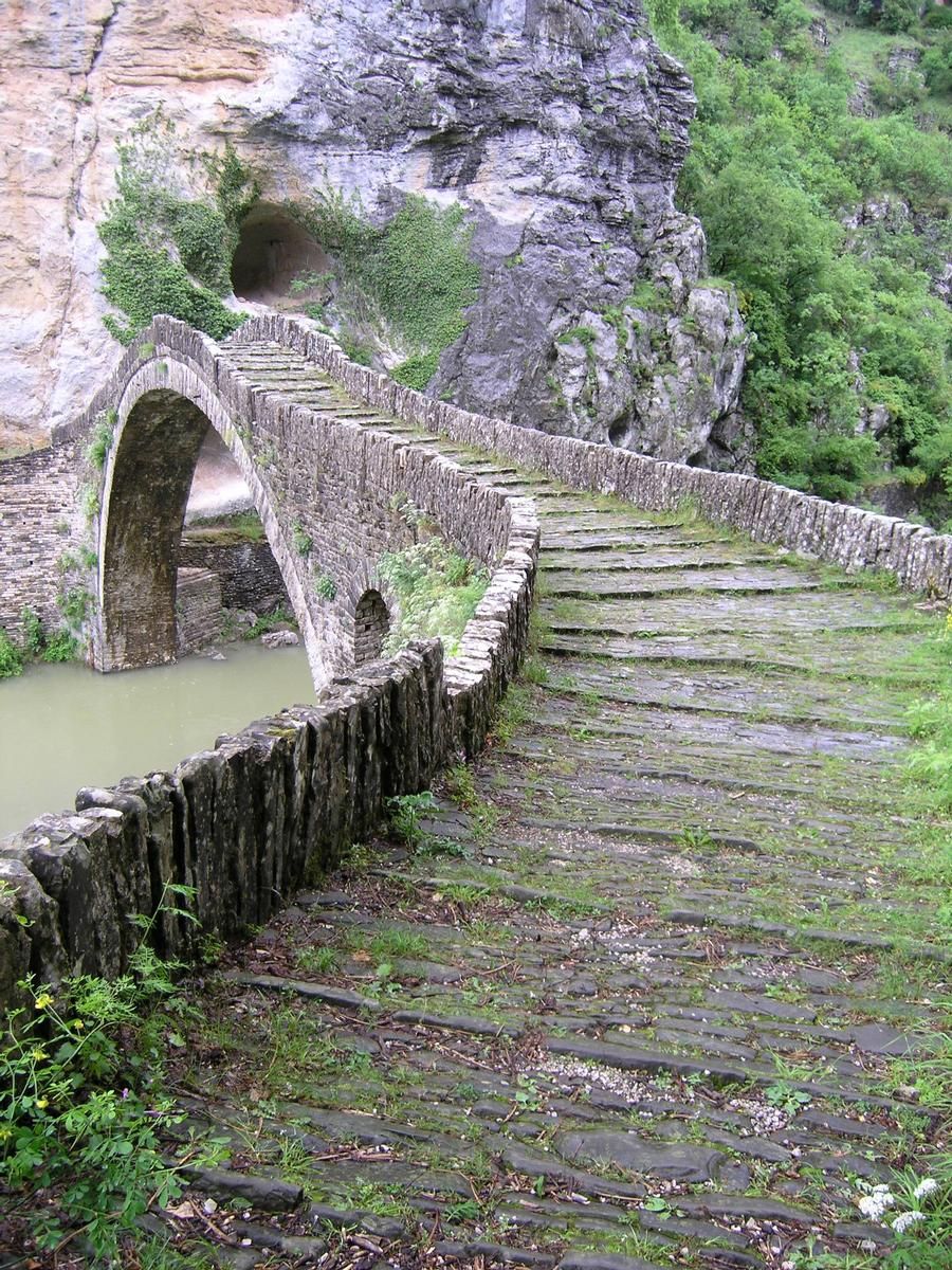 Kokoris Brücke bei Kipi, Ioannina, Epirus 