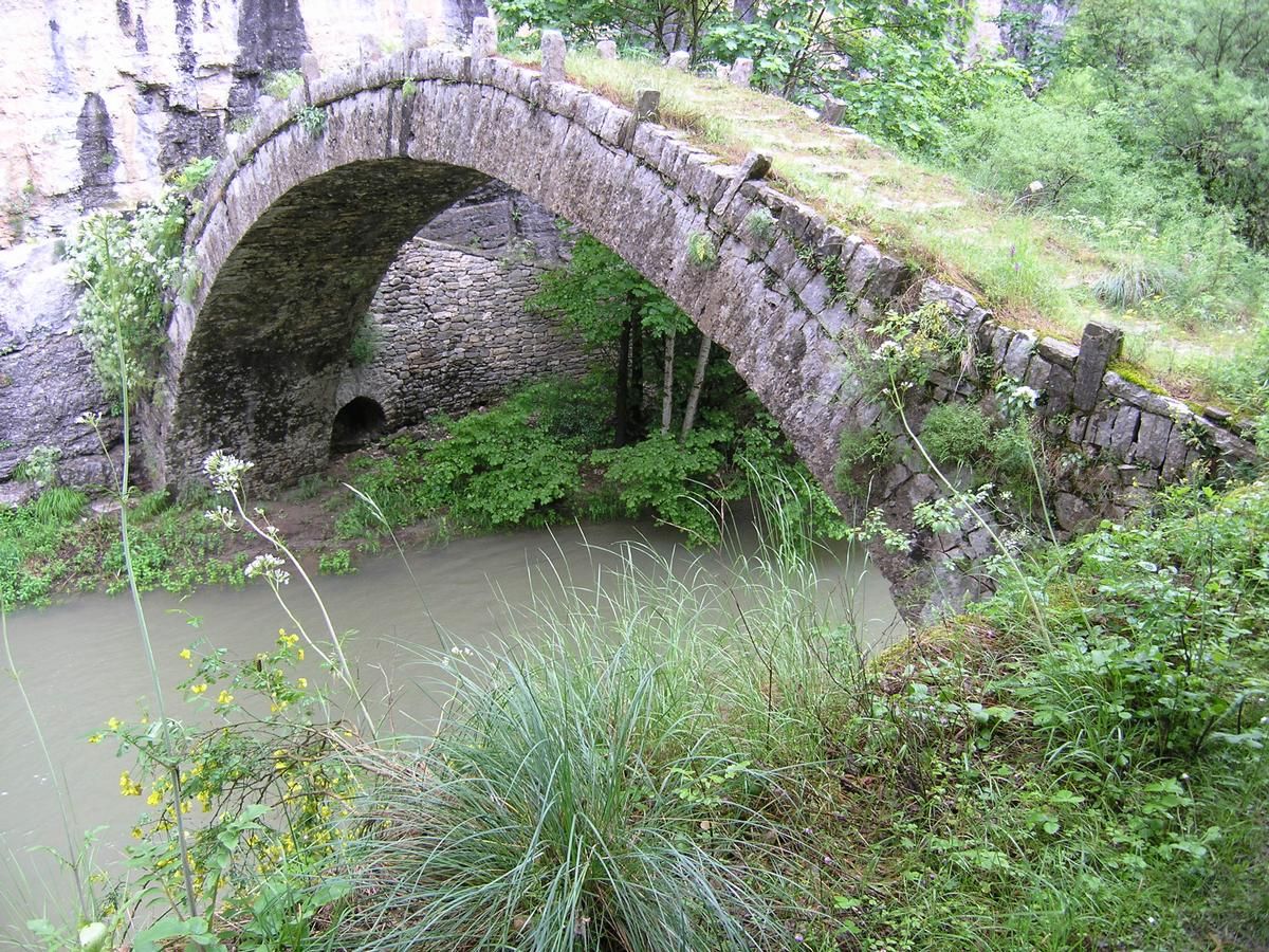 Lazaridi-Brücke bei Kipi, Ioannina, Epirus 