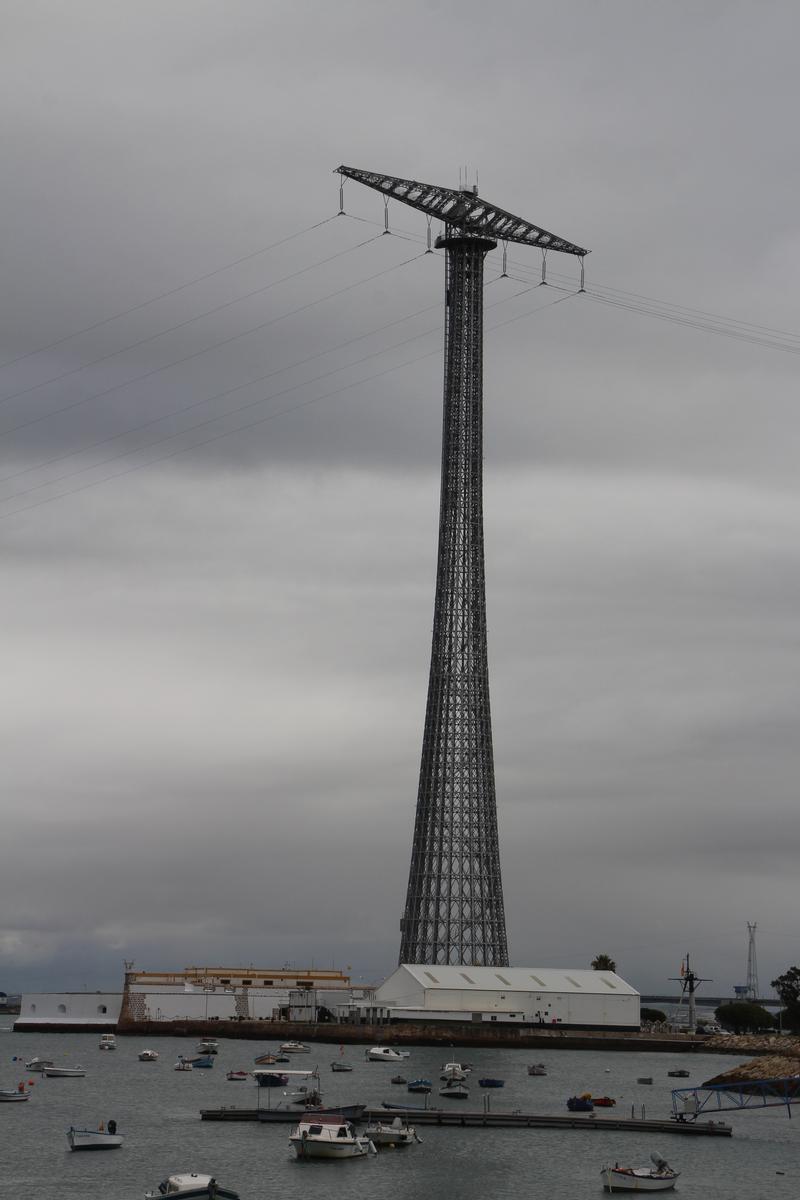 High Voltage Masts to Cadiz Island 
