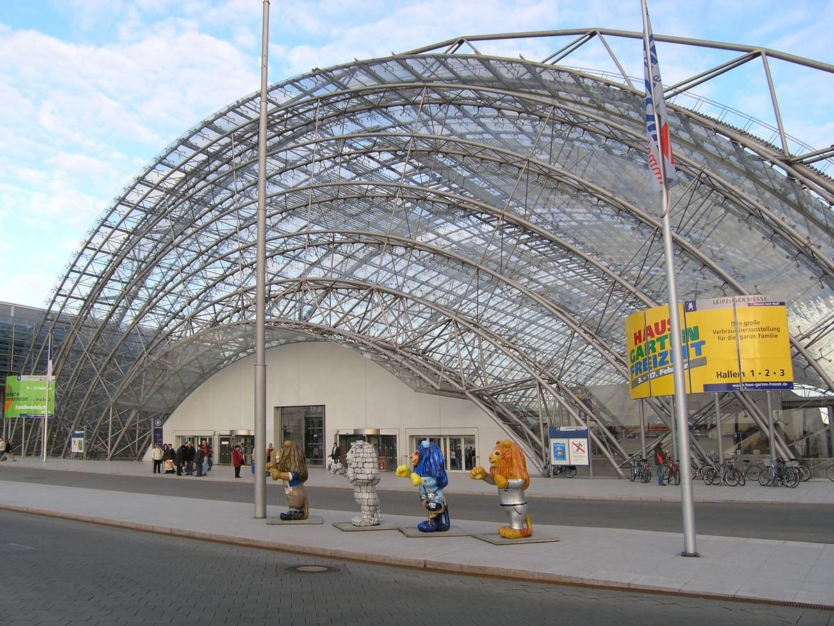 Neue Messe Leipzig, Eingangshalle West 