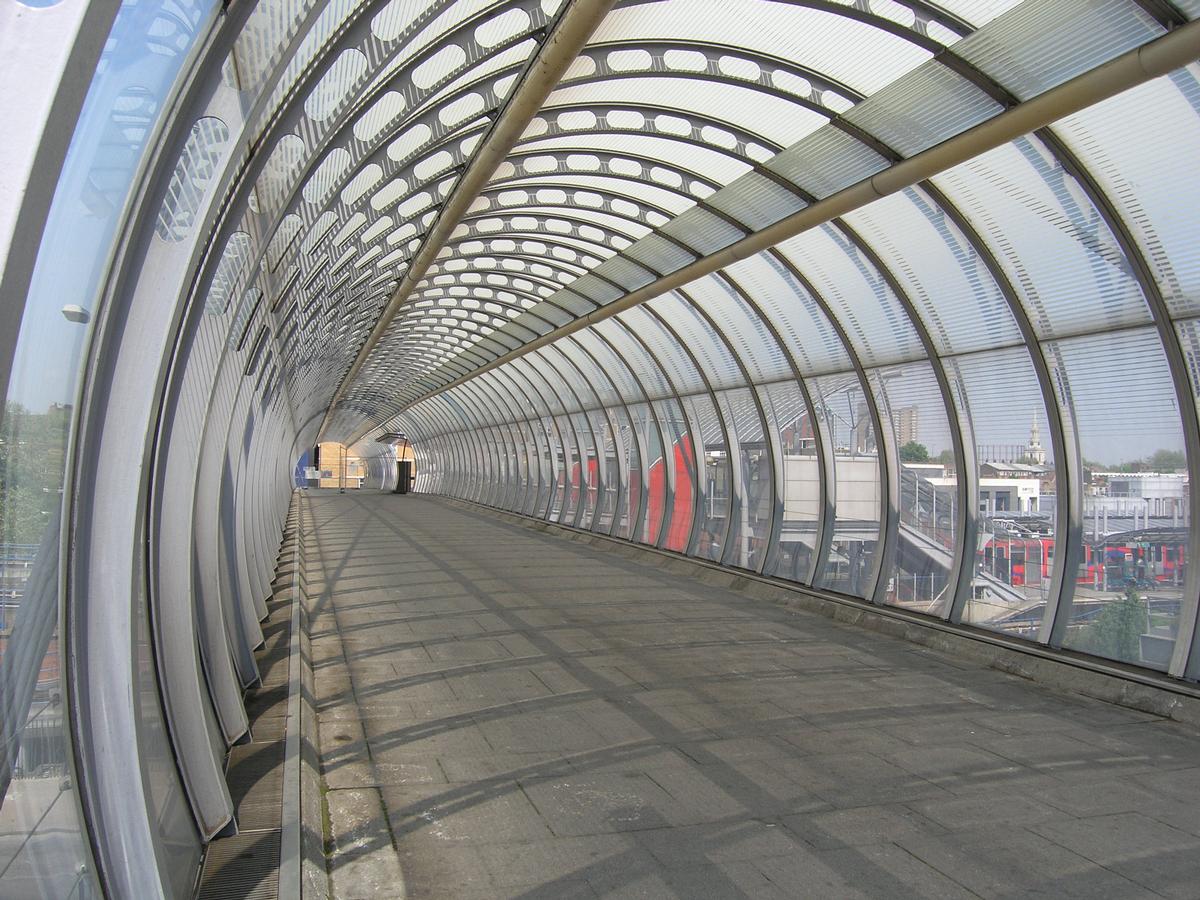 Poplar Station High-Level Walkway, London 