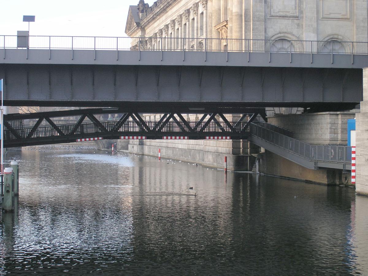 Railroad Bridge at the Bode Museum in Berlin 