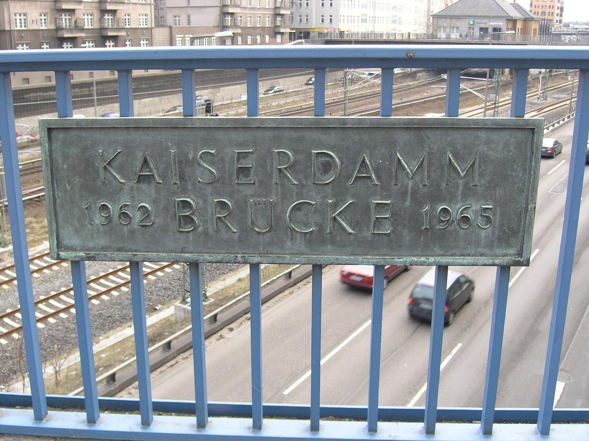 Kaiserdammbrücke, Berlin 