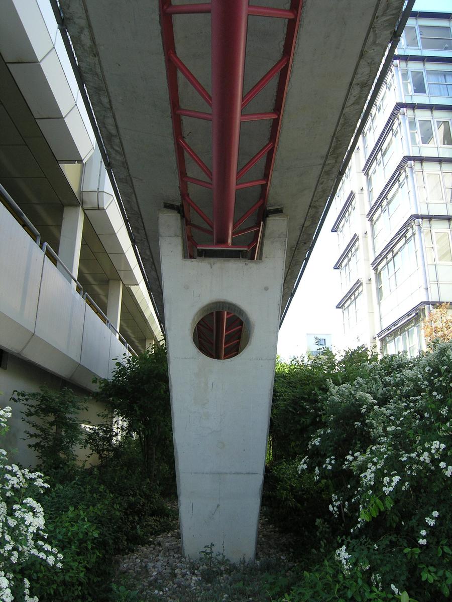 Fußgängerbrücke zum Kreiswehrersatzamt, Stuttgart 