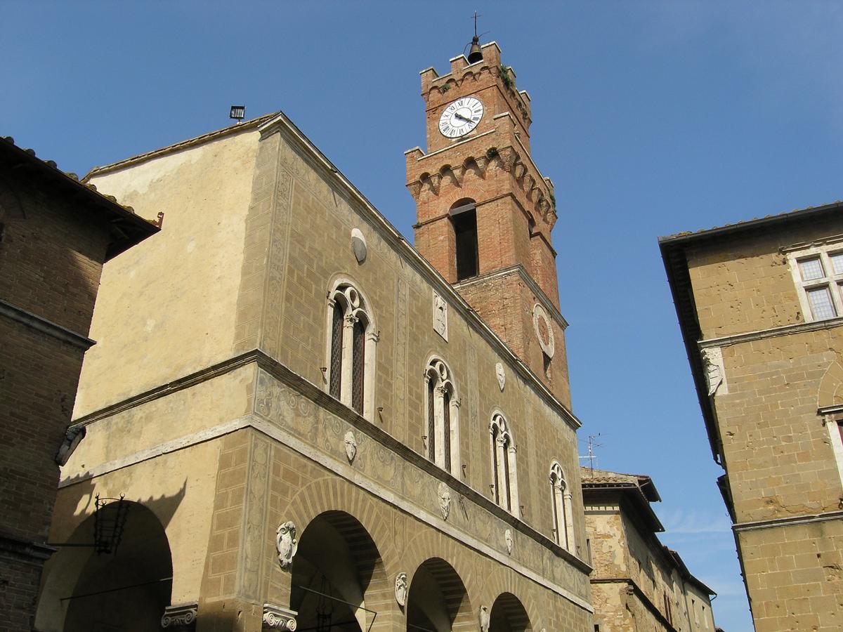 Palazzo Communale, Pienza, Italien 