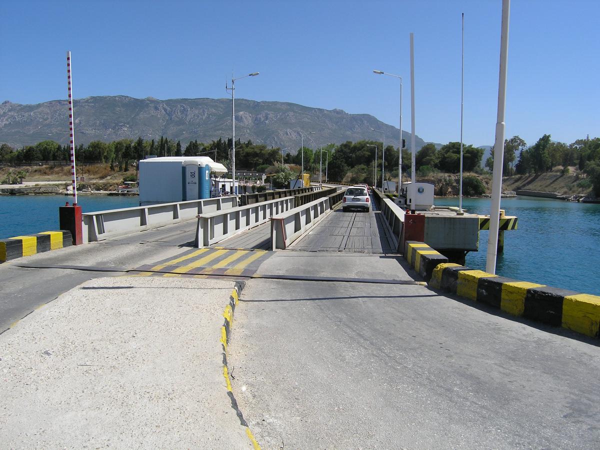 Senkbrücke Achaia Diolkos 
