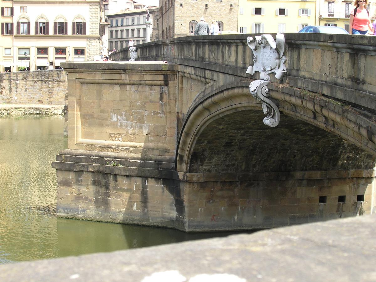Ponte S. Trinitá, Florenz, Italien 