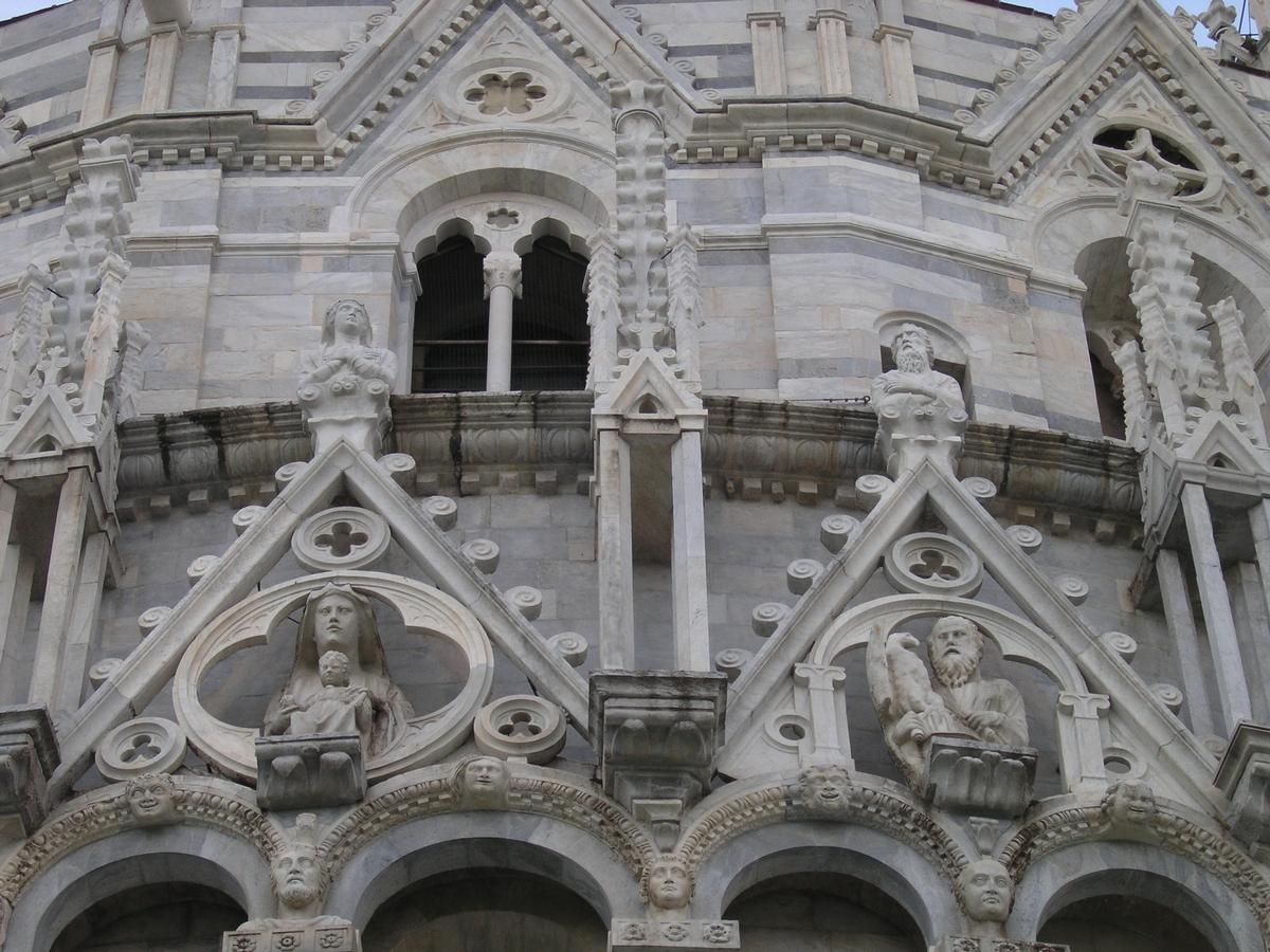 Baptisterium, Pisa, Italien 