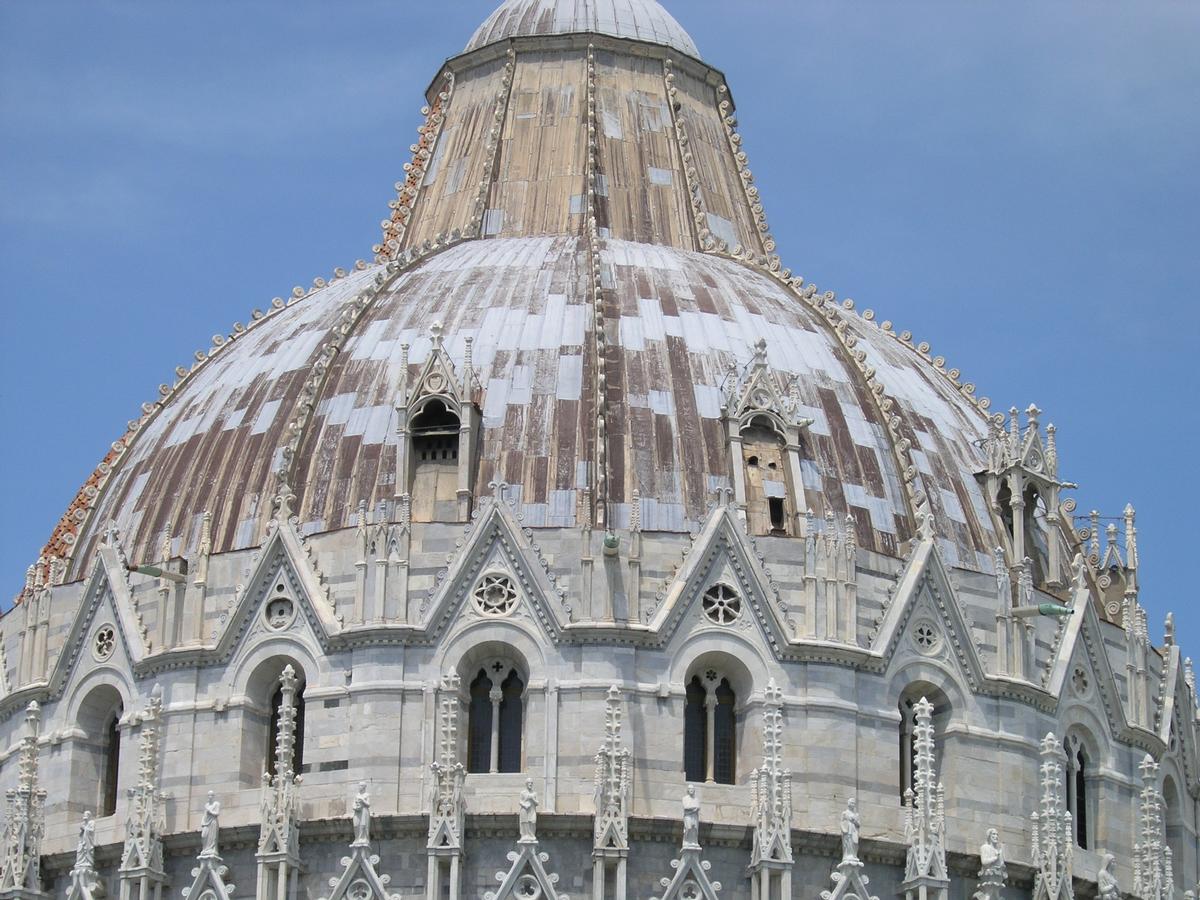 Baptisterium, Pisa, Italien 