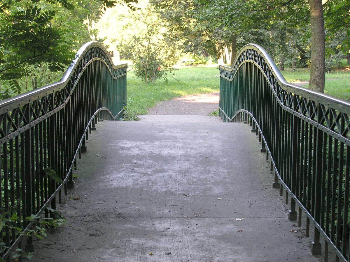 Footbridge in the Charlottenburg Castle Gardens 