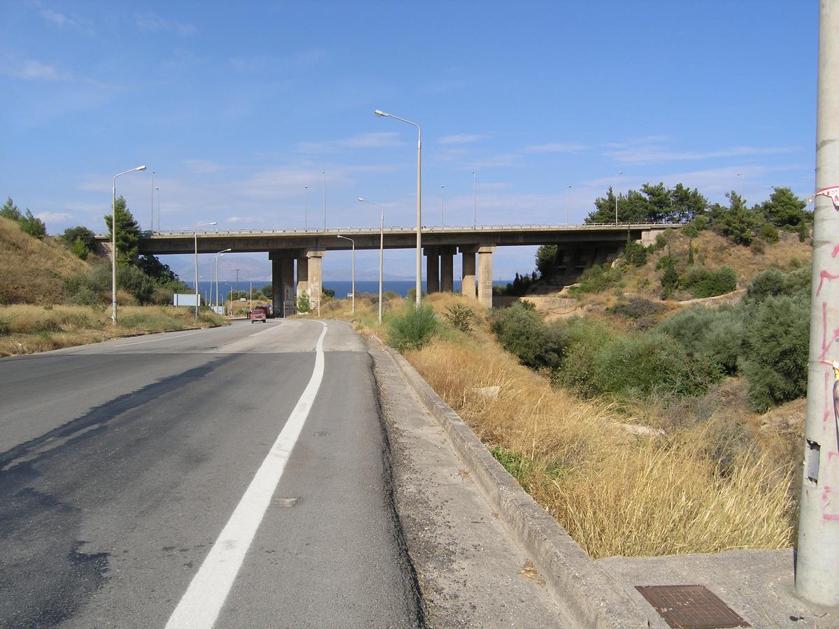 Autobahnbrücke (GR-EO8a) bei Akrata/Egira 