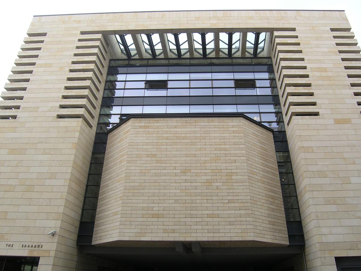 Neubau der Nationalbank in der Aiolou-Straße Ecke Sophokleous-Straße, Athen 