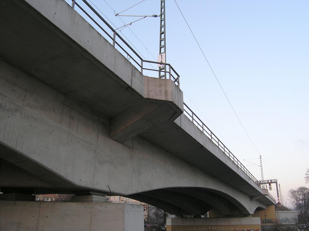 Pont ferroviaire sur le canal de Spandau à Berlin-Wedding 