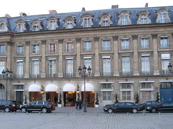 Hotel Ritz Carlton, Place Vendome, Paris 