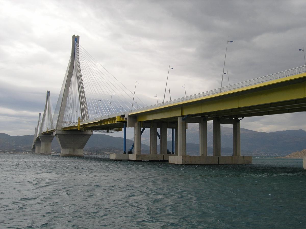Harilaos-Trikoupis-Brücke, Rion/Antirion, Griechenland 