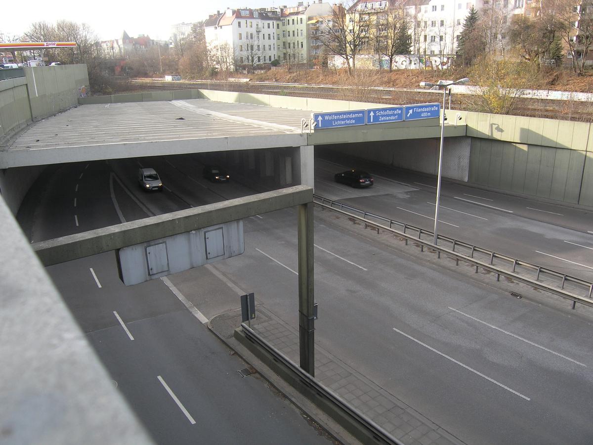 A 103 - Feuerbachtunnel, Berlin-Steglitz 